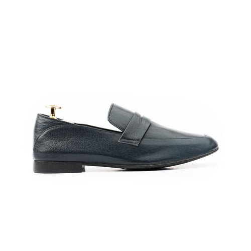 Full Grain Comfort Loafers - Navy