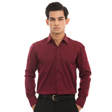 Load image into Gallery viewer, Bold Maroon Formal Shirt