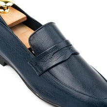 Load image into Gallery viewer, Full Grain Comfort Loafers - Navy