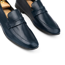 Load image into Gallery viewer, Full Grain Comfort Loafers - Navy