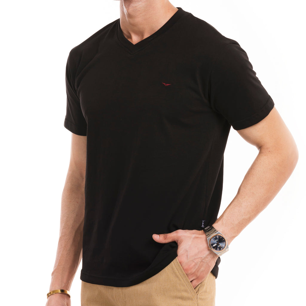 Urban V-Neck T-shirt - Black