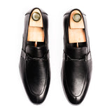 Twisted Rope Loafers-Black