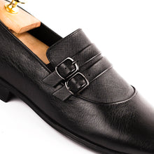 Load image into Gallery viewer, Classic Double Monkstrap Loafers-Black