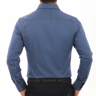 Prestine Blue Formal Shirt