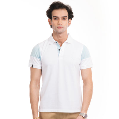 The Signature Cut & Sew Polo - White