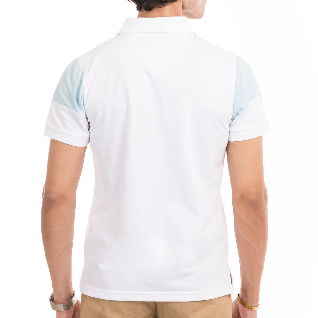 The Signature Cut & Sew Polo - White