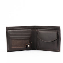 Load image into Gallery viewer, Pristine Tri-Fold Leather Wallet-Brown