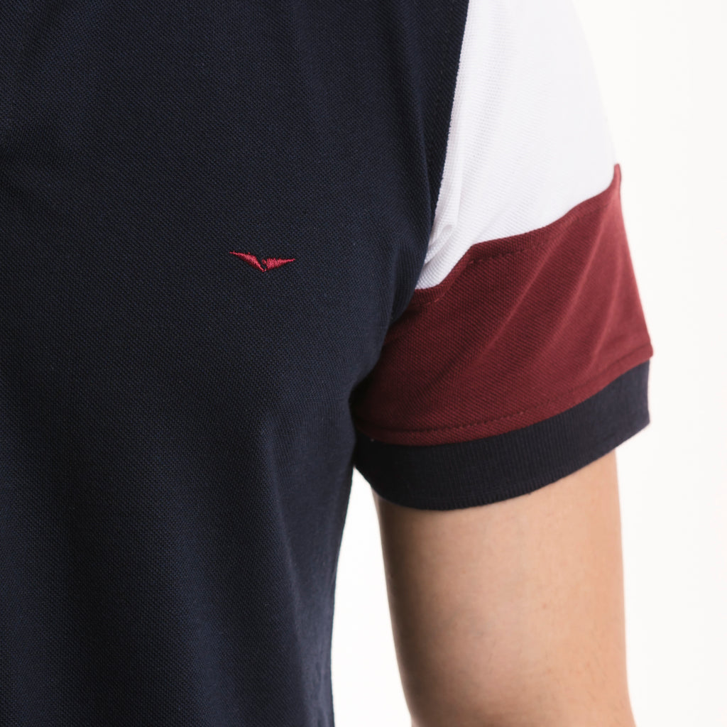 The Signature Cut & Sew Polo - Navy