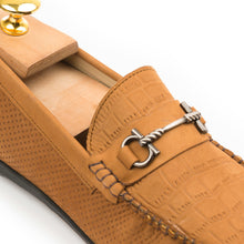 Load image into Gallery viewer, Premium Nubuck Leather Moccasins - Tan