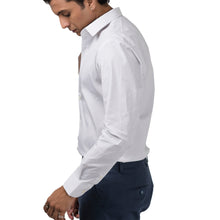 Load image into Gallery viewer, Classic Grey/White Formal Shirt