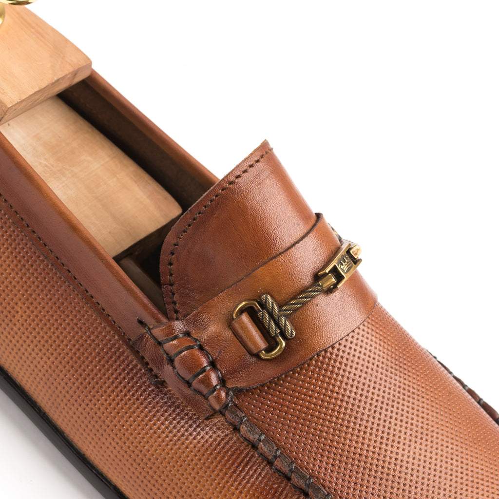 Heritage Two-Toned Moccasins - Tan