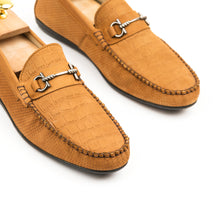 Load image into Gallery viewer, Premium Nubuck Leather Moccasins - Tan