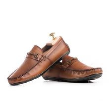 Load image into Gallery viewer, Heritage Two-Toned Moccasins - Tan