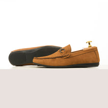 Load image into Gallery viewer, Premium Nubuck Leather Moccasins - Tan