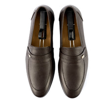 Load image into Gallery viewer, Stitched Strapped Loafers-Brown