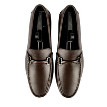 Load image into Gallery viewer, Unique Stitched Buckled Moccasins-Brown