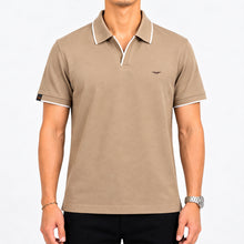 Load image into Gallery viewer, Jacquard Collar Polo - Fawn