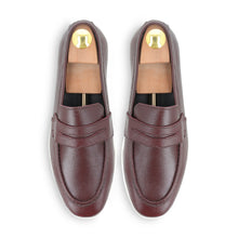 Load image into Gallery viewer, Modern Penny Loafers - Maroon