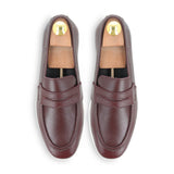 Modern Penny Loafers - Maroon