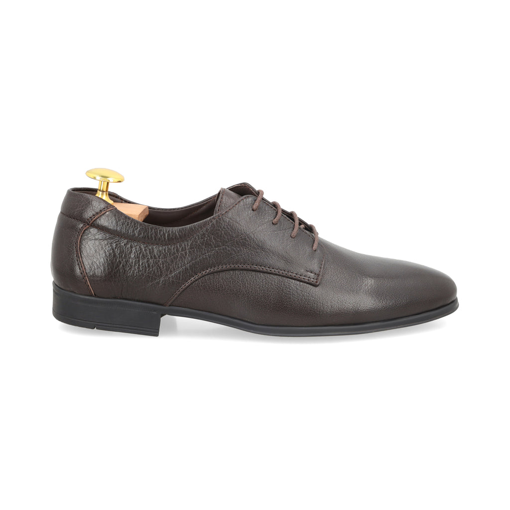 Sleek Leather Debies - Brown