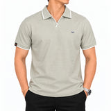 Jacquard Collar Polo - Sea Green