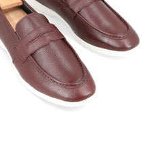 Load image into Gallery viewer, Modern Penny Loafers - Maroon