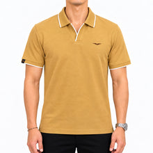 Load image into Gallery viewer, Jacquard Collar Polo - Mustard