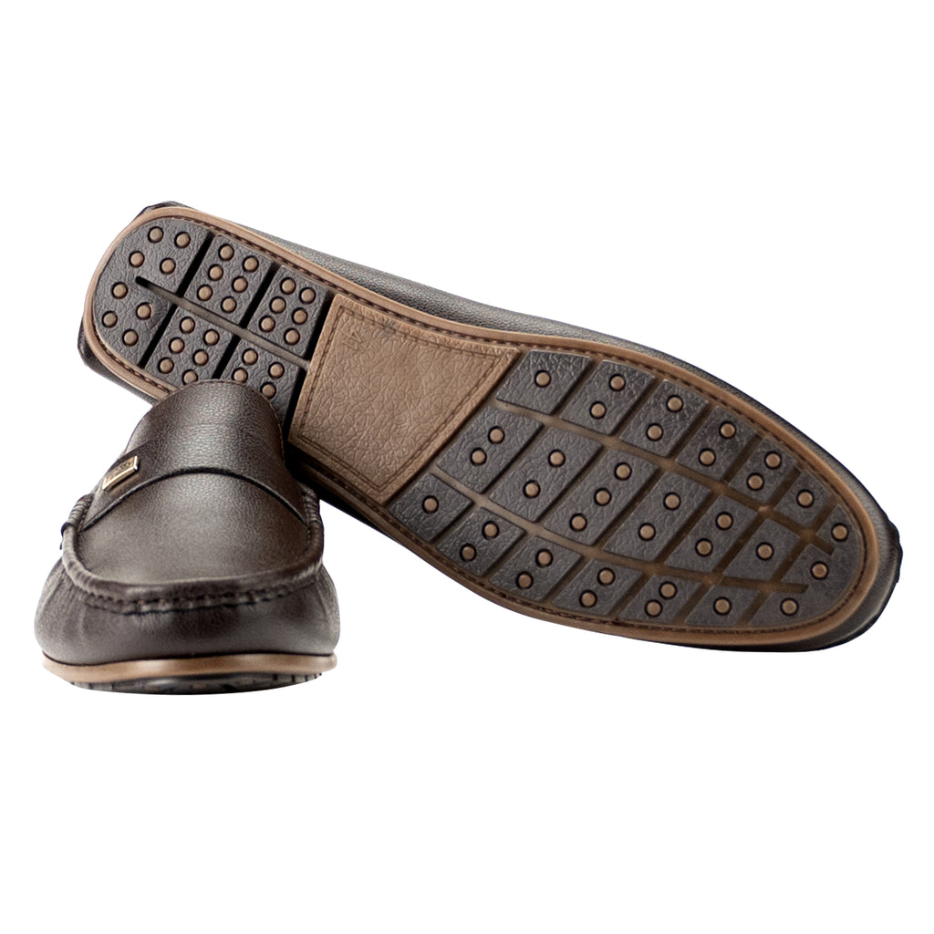 FHS Strapped Moccasins-Brown
