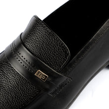 Load image into Gallery viewer, Stitched Strapped Loafers-Black
