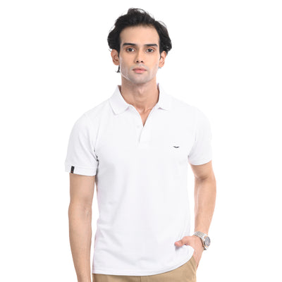 The Signature Pique Polo - White