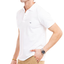 Load image into Gallery viewer, The Signature Pique Polo - White