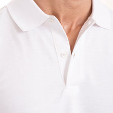 Load image into Gallery viewer, The Signature Pique Polo - White