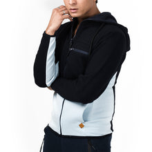 Load image into Gallery viewer, Navy and Sky Fleece Hoodie