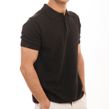 Load image into Gallery viewer, Modus Knitted Polo - Black