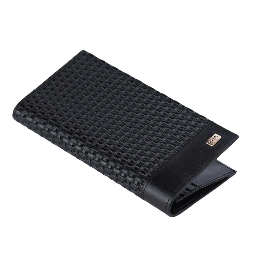 Black Mesh Travel Wallet