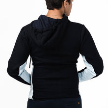Load image into Gallery viewer, Navy and Sky Fleece Hoodie