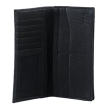 Load image into Gallery viewer, Ostritch Print Bi-Fold Wallet-Black