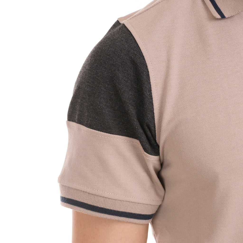 The Signature Cut & Sew Polo - Beige