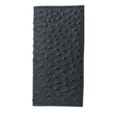Ostritch Print Bi-Fold Wallet-Black