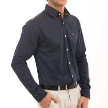 Load image into Gallery viewer, Navy Patterned Casual Shirt