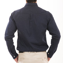 Load image into Gallery viewer, Navy Patterned Casual Shirt