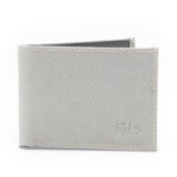 Grey Saffiano Leather Wallet