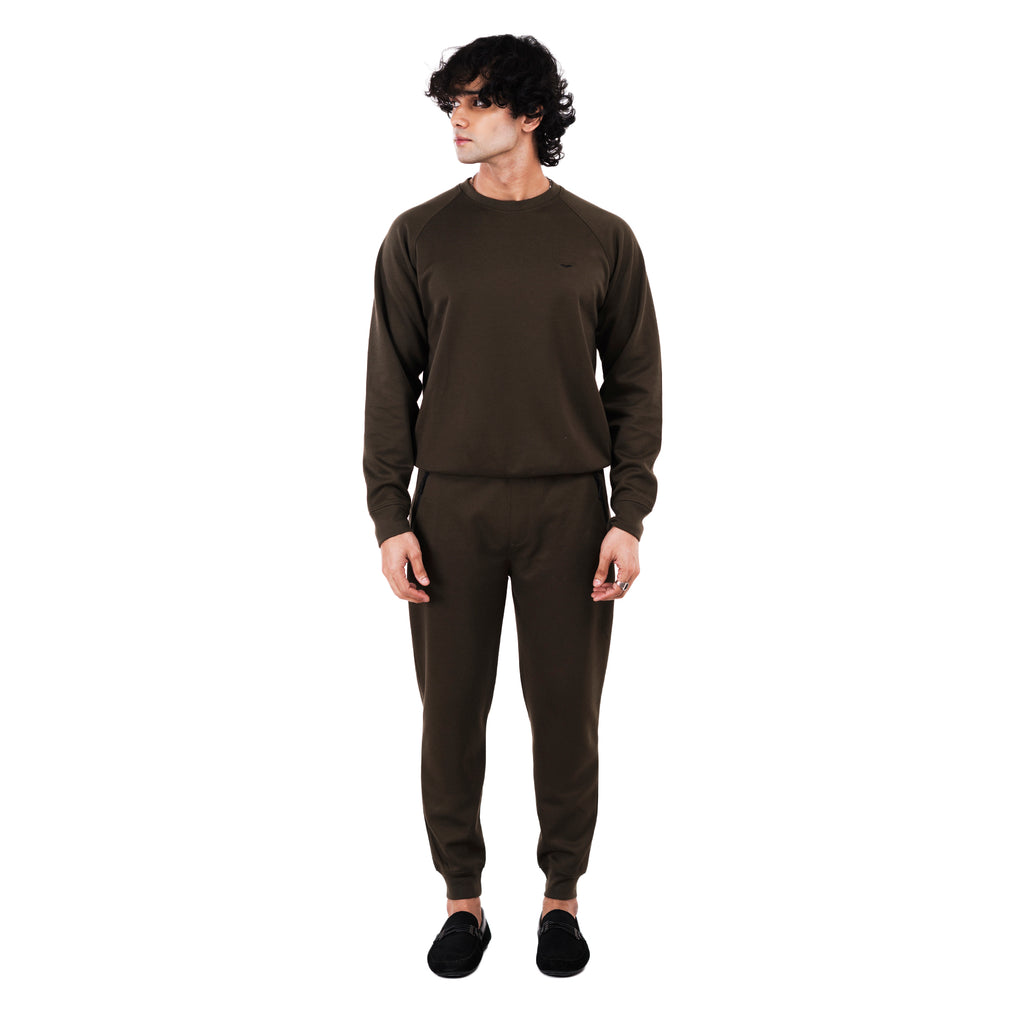 Pique Jogger Pants - Olive