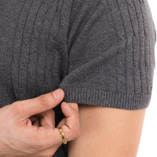 Load image into Gallery viewer, Modus Knitted Polo - Charcoal