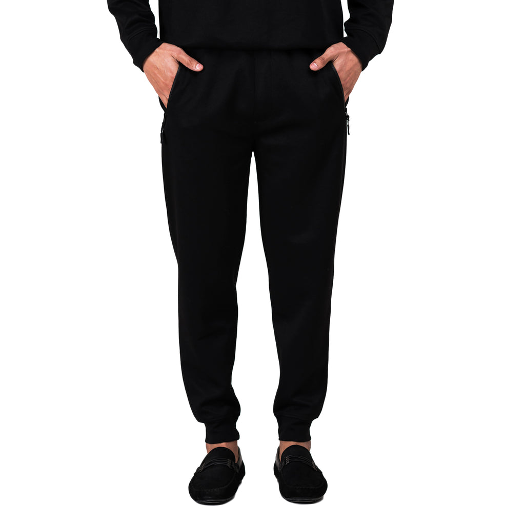 Pique Jogger Pants - Black