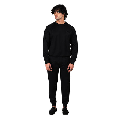 Pique Jogger Pants - Black