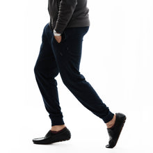 Load image into Gallery viewer, Navy Slim-Fit Jogger Pants