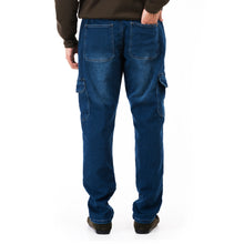 Load image into Gallery viewer, Denim Jogger Pants - Dark Blue