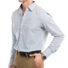Load image into Gallery viewer, Micro-Checkered Formal Shirt - Grey/White