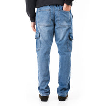 Load image into Gallery viewer, Denim Jogger Pants - Blue